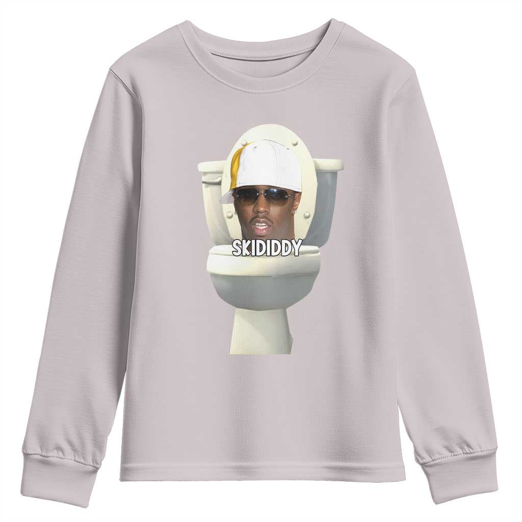 Funny Diddy Youth Sweatshirt Diddy Skibidi Toilet Meme - Wonder Print Shop
