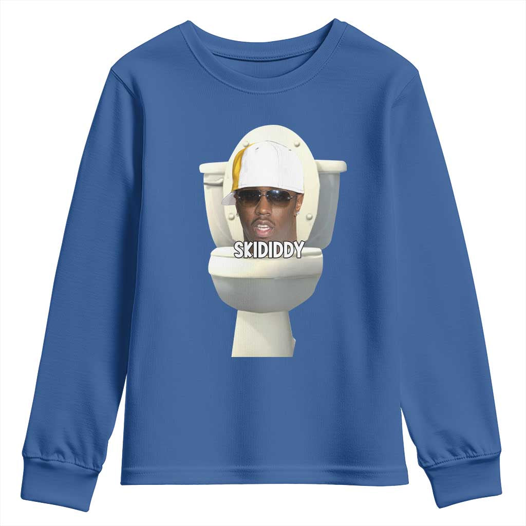 Funny Diddy Youth Sweatshirt Diddy Skibidi Toilet Meme - Wonder Print Shop