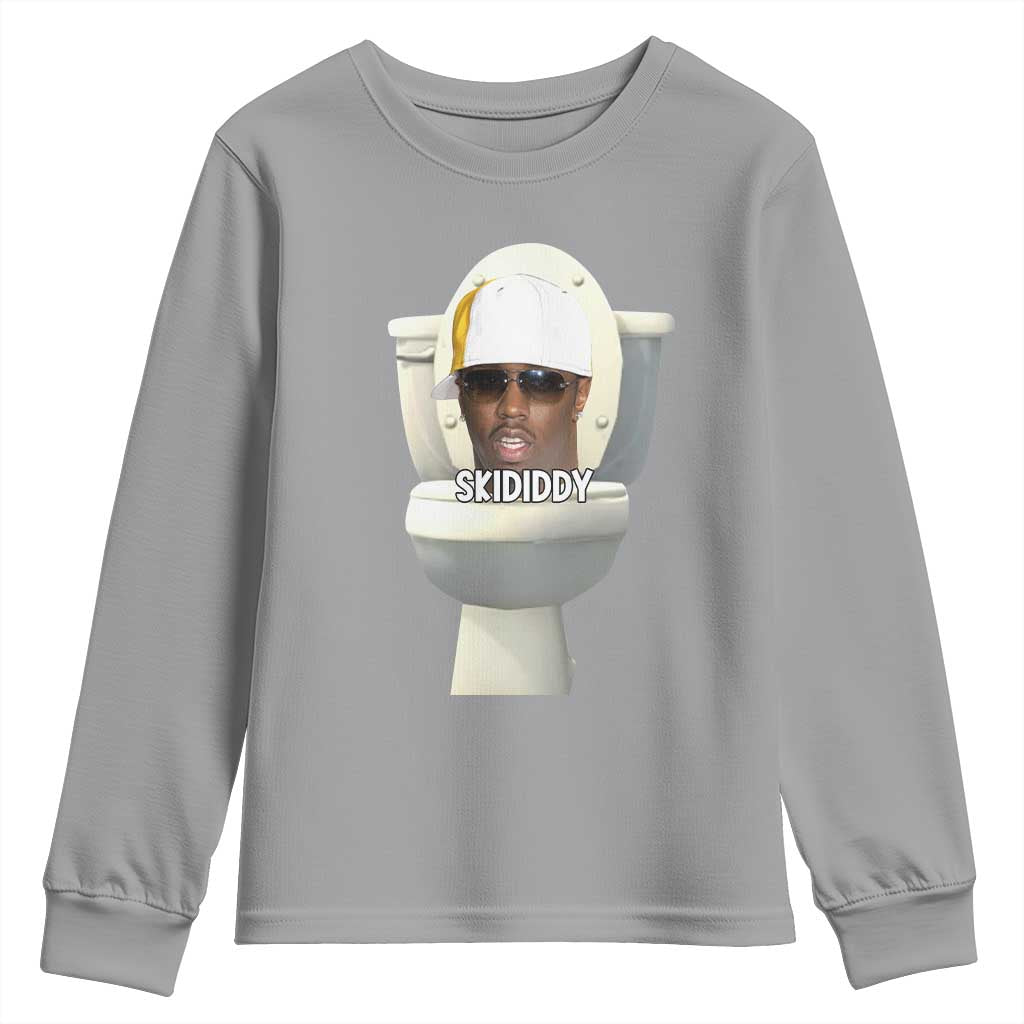 Funny Diddy Youth Sweatshirt Diddy Skibidi Toilet Meme - Wonder Print Shop