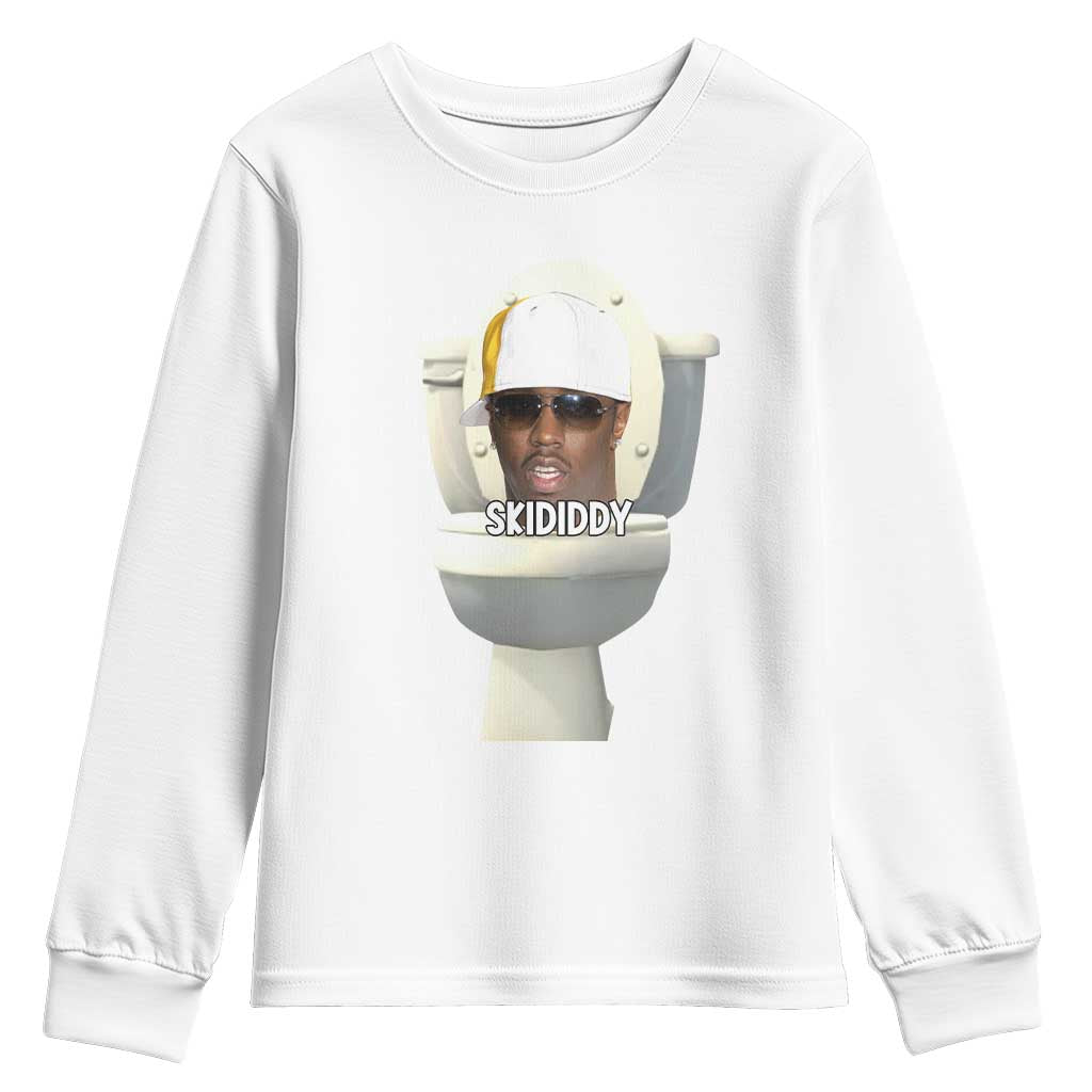 Funny Diddy Youth Sweatshirt Diddy Skibidi Toilet Meme - Wonder Print Shop