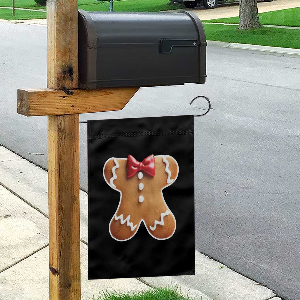 Gingerbread Man Garden Flag Christmas Cookie Costume - Wonder Print Shop