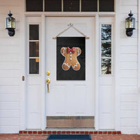 Gingerbread Man Garden Flag Christmas Cookie Costume - Wonder Print Shop