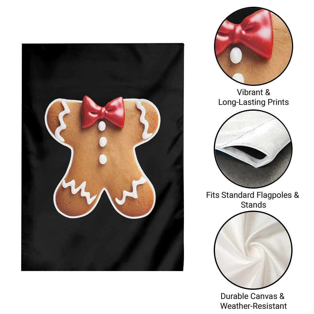Gingerbread Man Garden Flag Christmas Cookie Costume - Wonder Print Shop