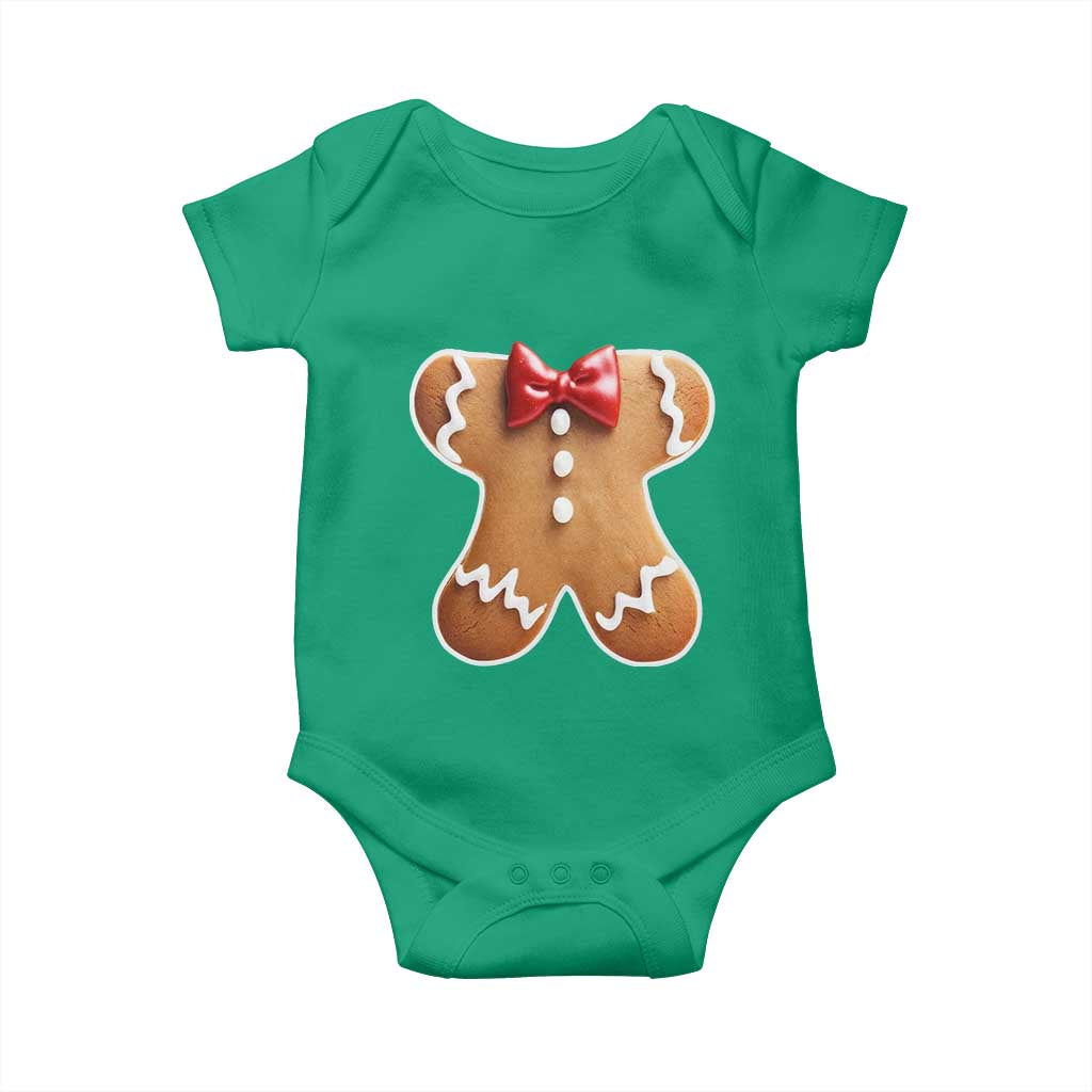 Gingerbread Man Baby Onesie Christmas Cookie Costume - Wonder Print Shop