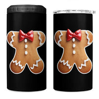 Gingerbread Man 4 in 1 Can Cooler Tumbler Christmas Cookie Costume - Wonder Print Shop