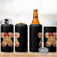 Gingerbread Man 4 in 1 Can Cooler Tumbler Christmas Cookie Costume - Wonder Print Shop