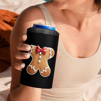 Gingerbread Man 4 in 1 Can Cooler Tumbler Christmas Cookie Costume - Wonder Print Shop
