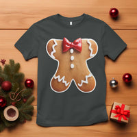 Gingerbread Man T Shirt Christmas Cookie Costume - Wonder Print Shop