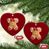 Gingerbread Man Ceramic Ornament Christmas Cookie Costume - Wonder Print Shop