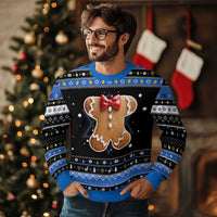 Gingerbread Man Hanukkah Ugly Sweater Christmas Cookie Costume - Wonder Print Shop