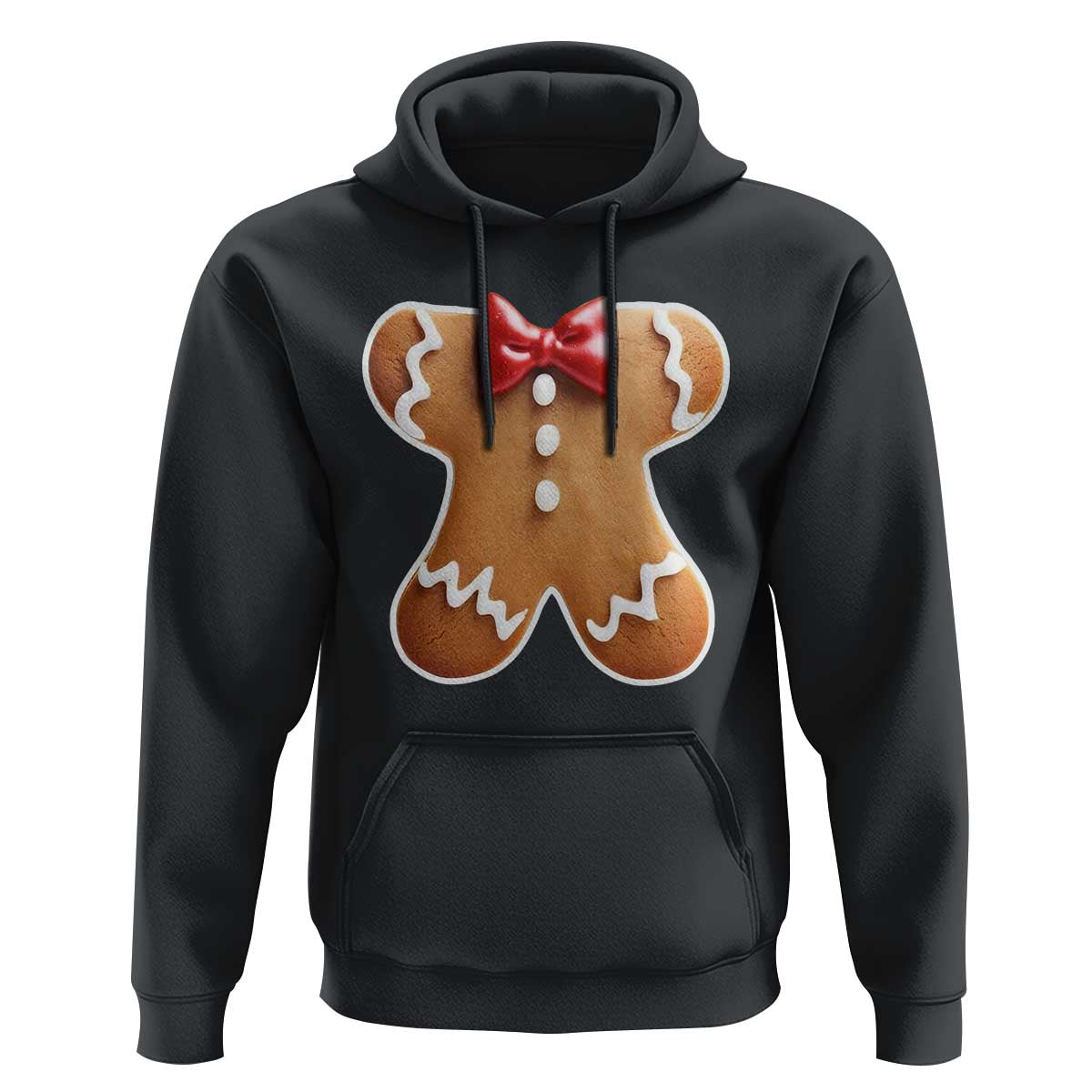 Gingerbread Man Hoodie Christmas Cookie Costume - Wonder Print Shop