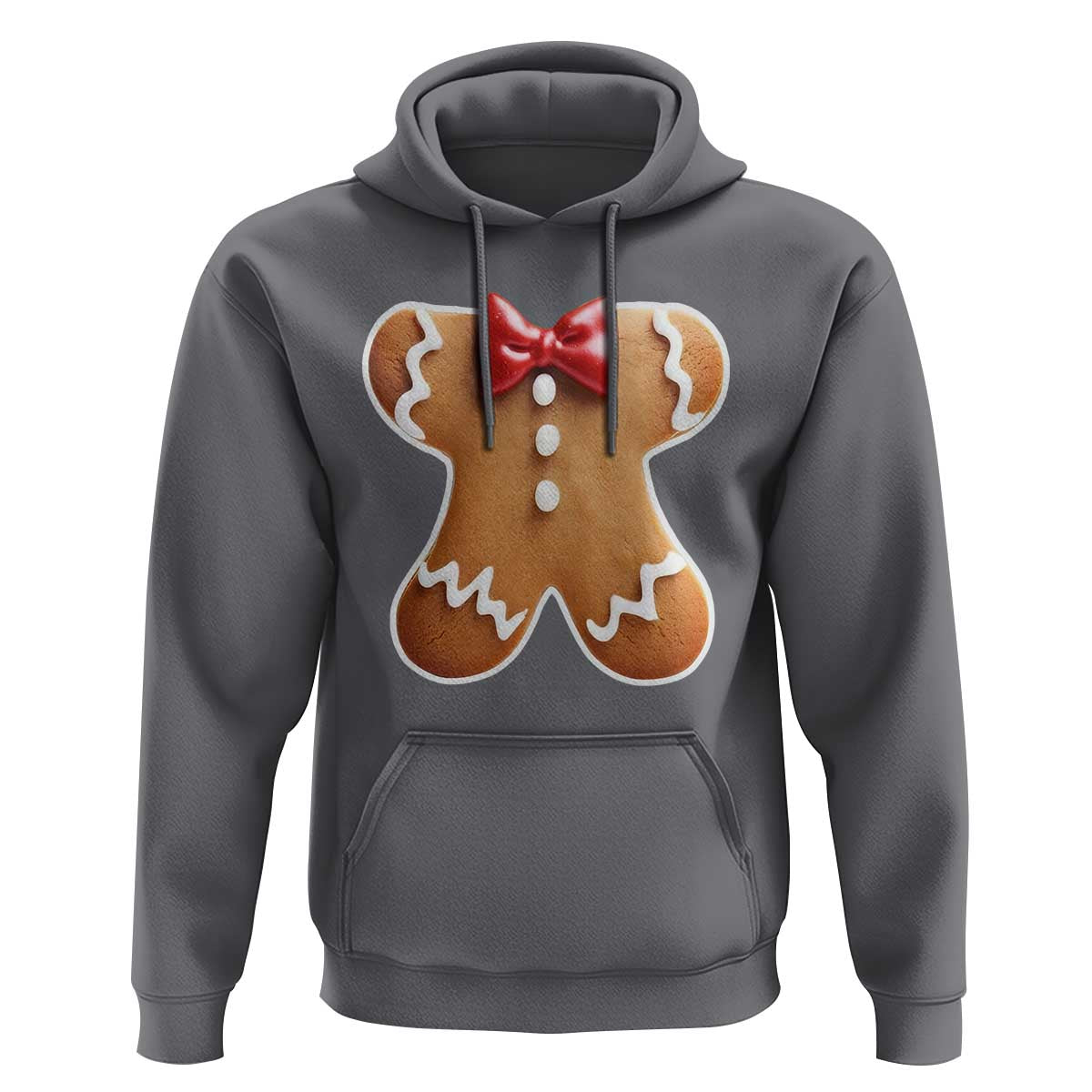 Gingerbread Man Hoodie Christmas Cookie Costume - Wonder Print Shop