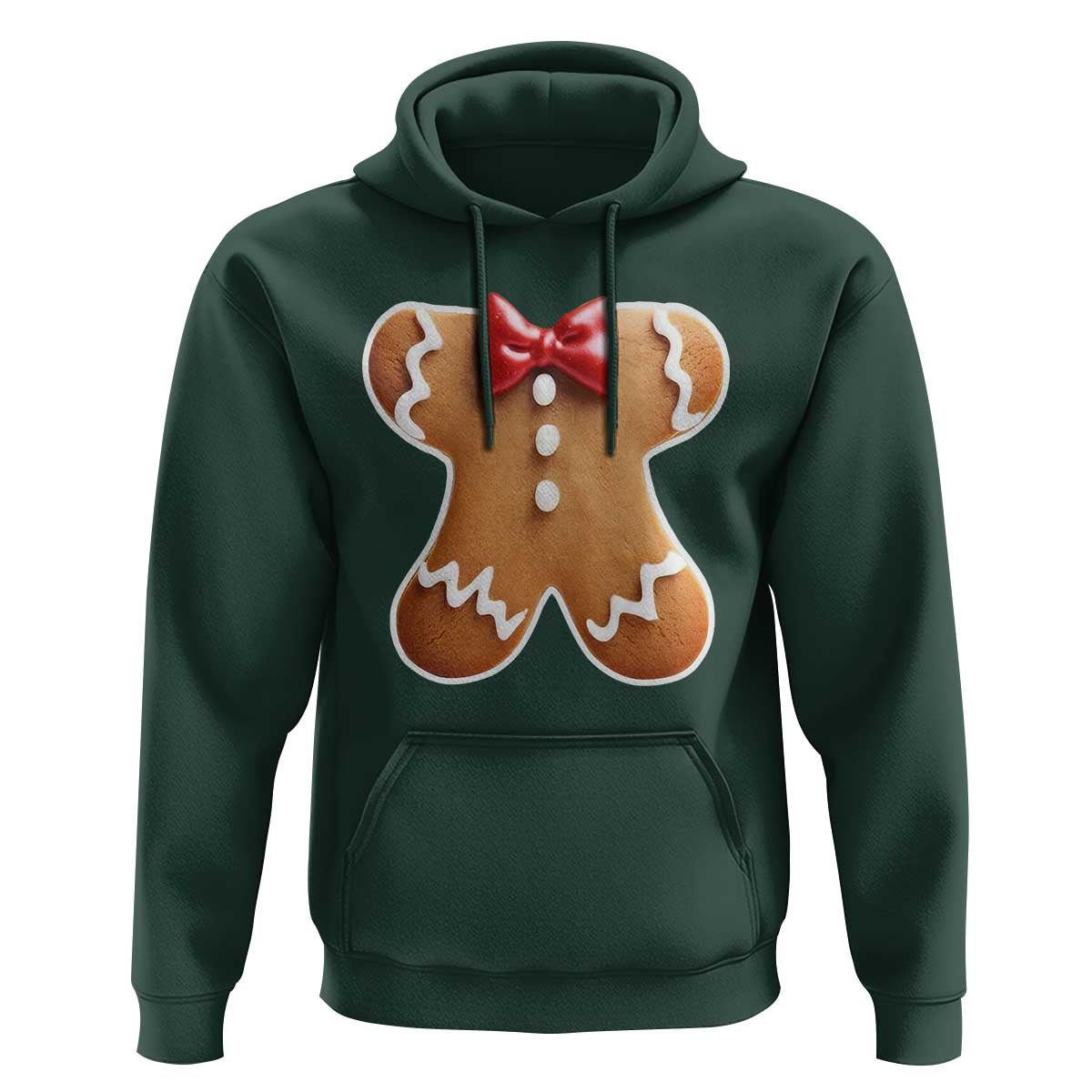 Gingerbread Man Hoodie Christmas Cookie Costume - Wonder Print Shop