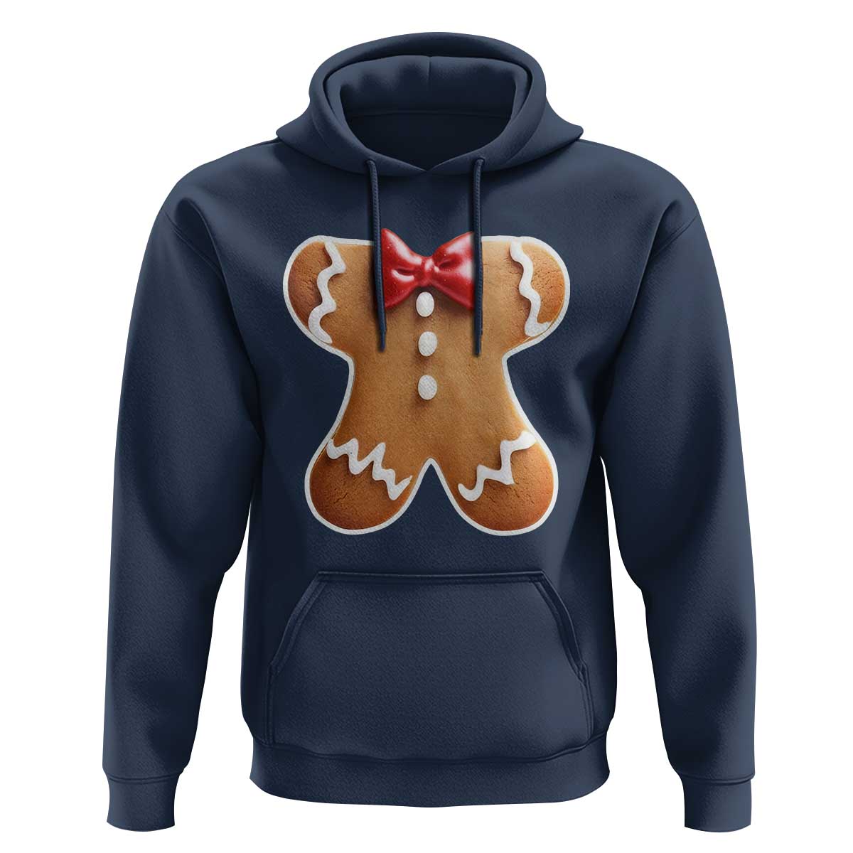 Gingerbread Man Hoodie Christmas Cookie Costume - Wonder Print Shop
