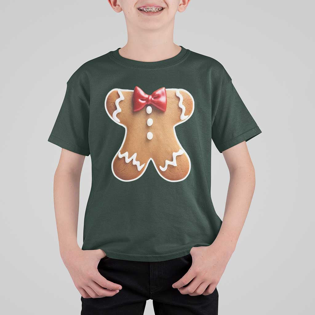 Gingerbread Man T Shirt For Kid Christmas Cookie Costume - Wonder Print Shop