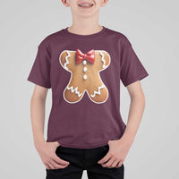 Gingerbread Man T Shirt For Kid Christmas Cookie Costume - Wonder Print Shop