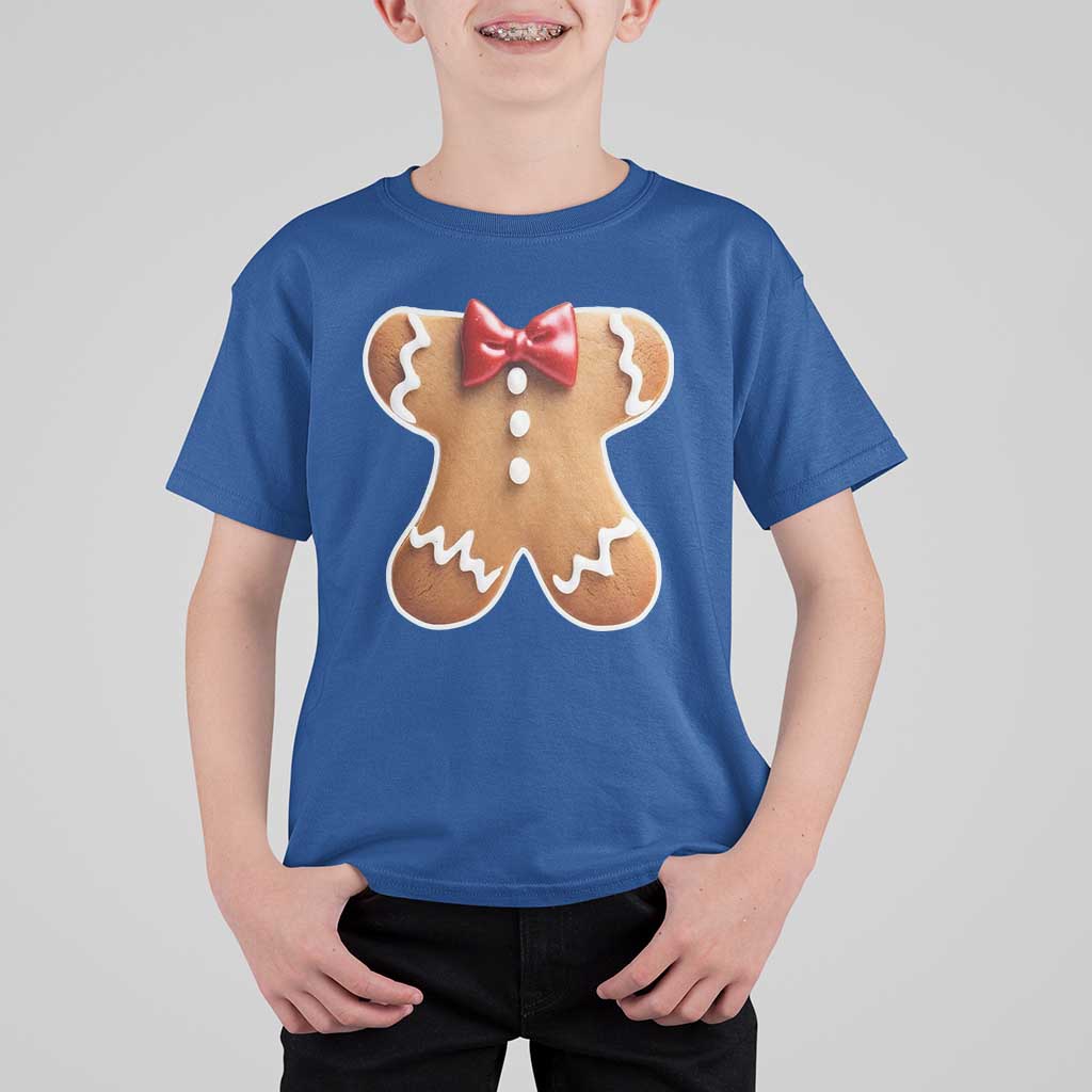 Gingerbread Man T Shirt For Kid Christmas Cookie Costume - Wonder Print Shop