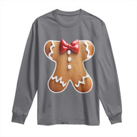 Gingerbread Man Long Sleeve Shirt Christmas Cookie Costume - Wonder Print Shop