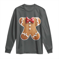 Gingerbread Man Long Sleeve Shirt Christmas Cookie Costume - Wonder Print Shop