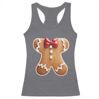 Gingerbread Man Racerback Tank Top Christmas Cookie Costume - Wonder Print Shop