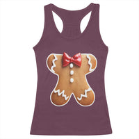 Gingerbread Man Racerback Tank Top Christmas Cookie Costume - Wonder Print Shop