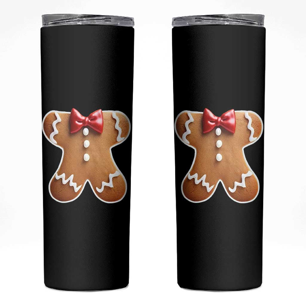 Gingerbread Man Skinny Tumbler Christmas Cookie Costume - Wonder Print Shop