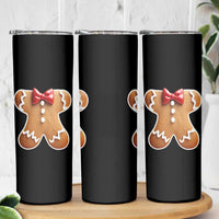 Gingerbread Man Skinny Tumbler Christmas Cookie Costume - Wonder Print Shop
