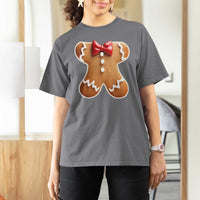 Gingerbread Man T Shirt For Women Christmas Cookie Costume - Wonder Print Shop
