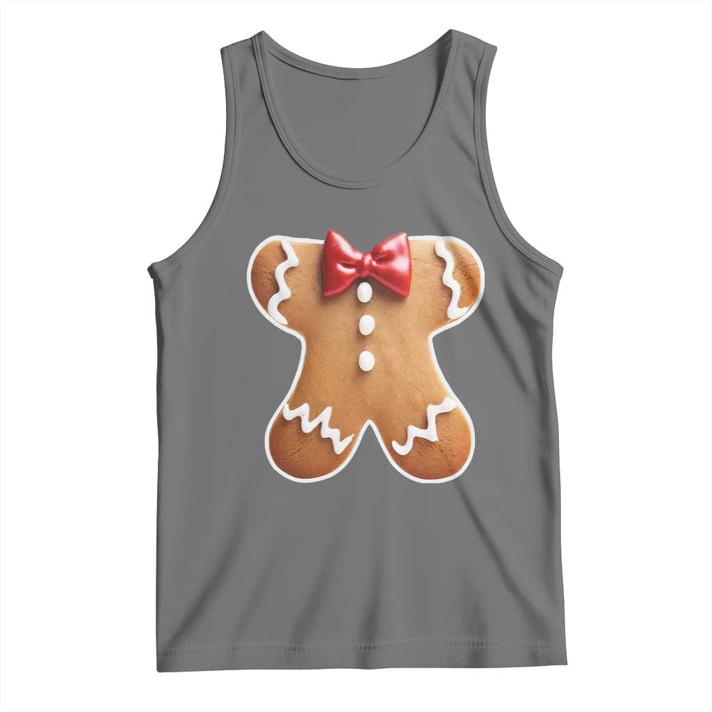 Gingerbread Man Tank Top Christmas Cookie Costume - Wonder Print Shop