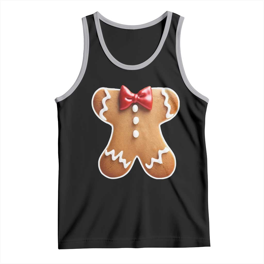 Gingerbread Man Tank Top Christmas Cookie Costume - Wonder Print Shop