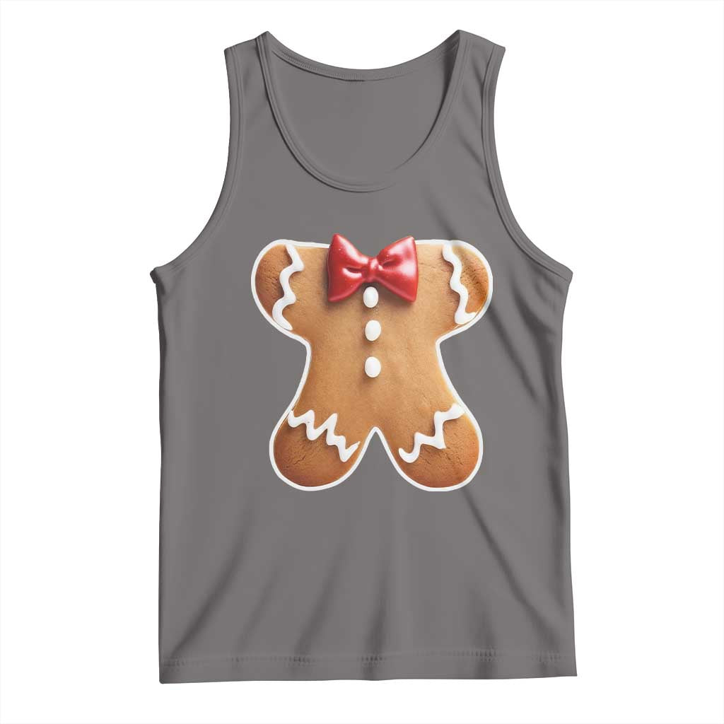 Gingerbread Man Tank Top Christmas Cookie Costume - Wonder Print Shop