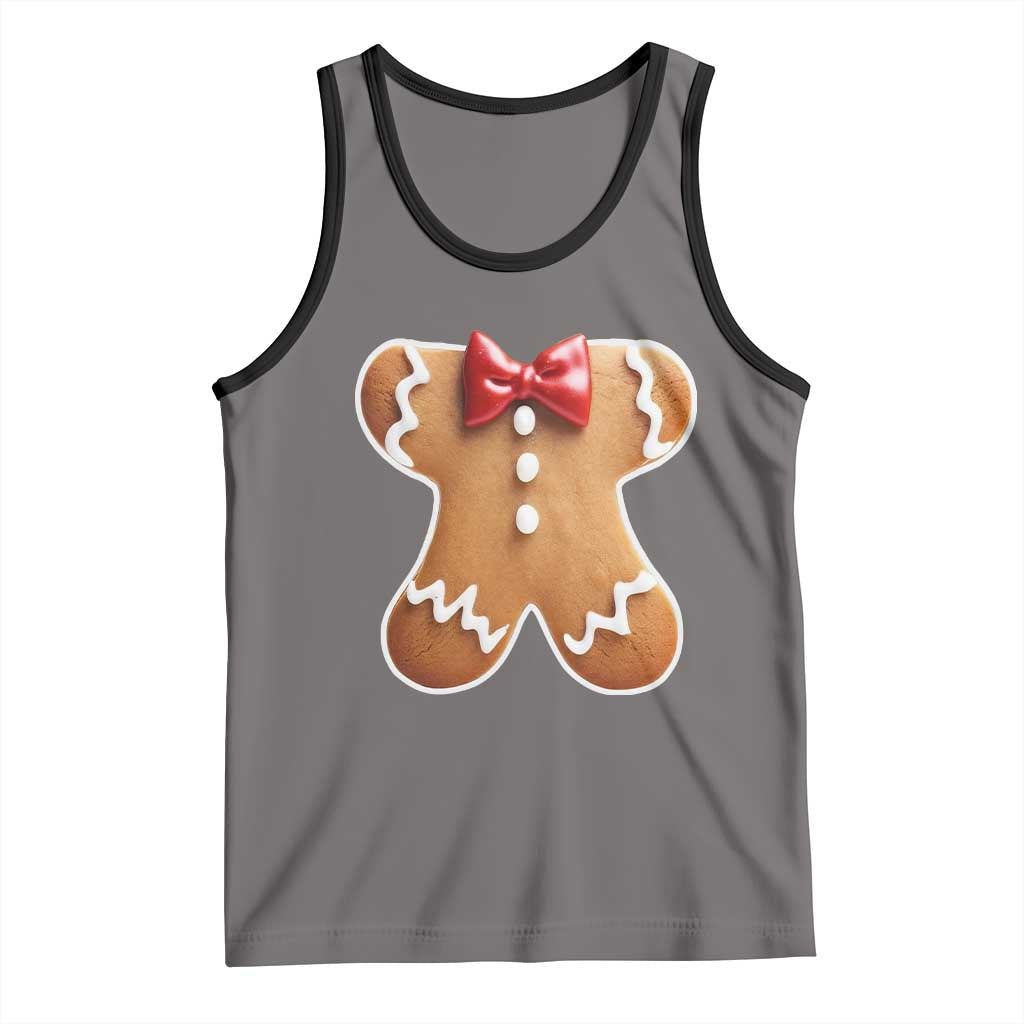 Gingerbread Man Tank Top Christmas Cookie Costume - Wonder Print Shop