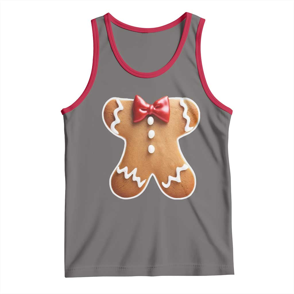 Gingerbread Man Tank Top Christmas Cookie Costume - Wonder Print Shop