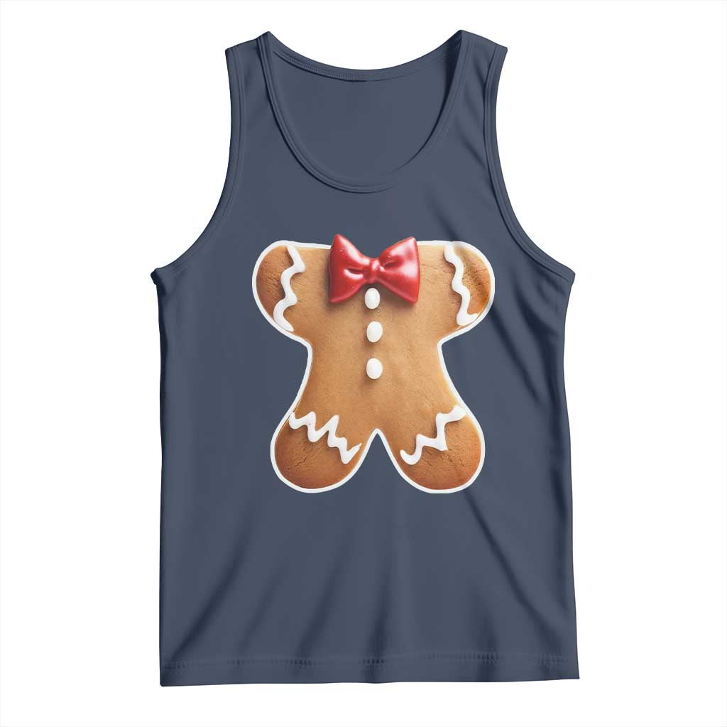 Gingerbread Man Tank Top Christmas Cookie Costume - Wonder Print Shop