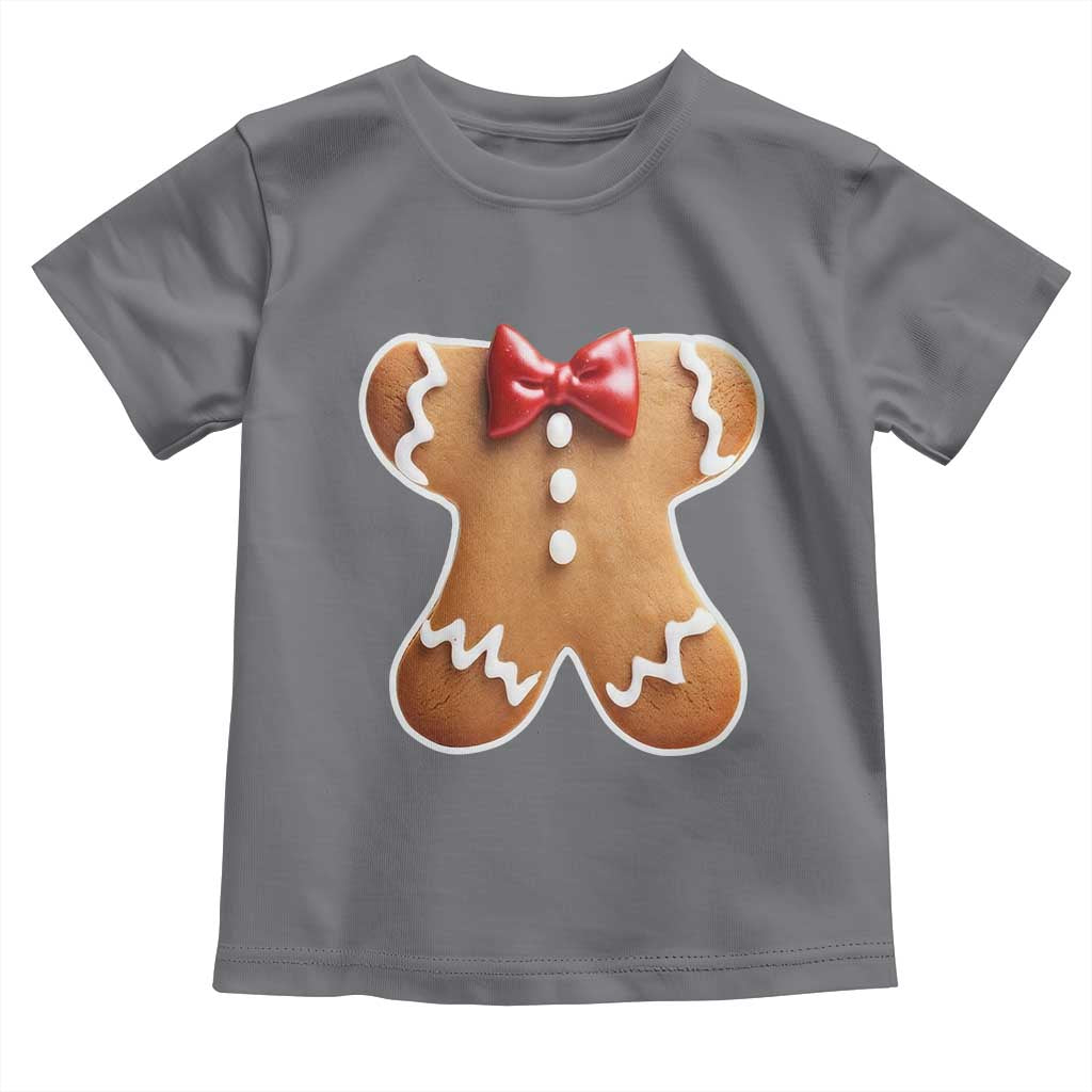 Gingerbread Man Toddler T Shirt Christmas Cookie Costume - Wonder Print Shop