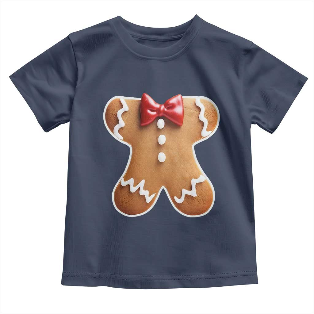 Gingerbread Man Toddler T Shirt Christmas Cookie Costume - Wonder Print Shop