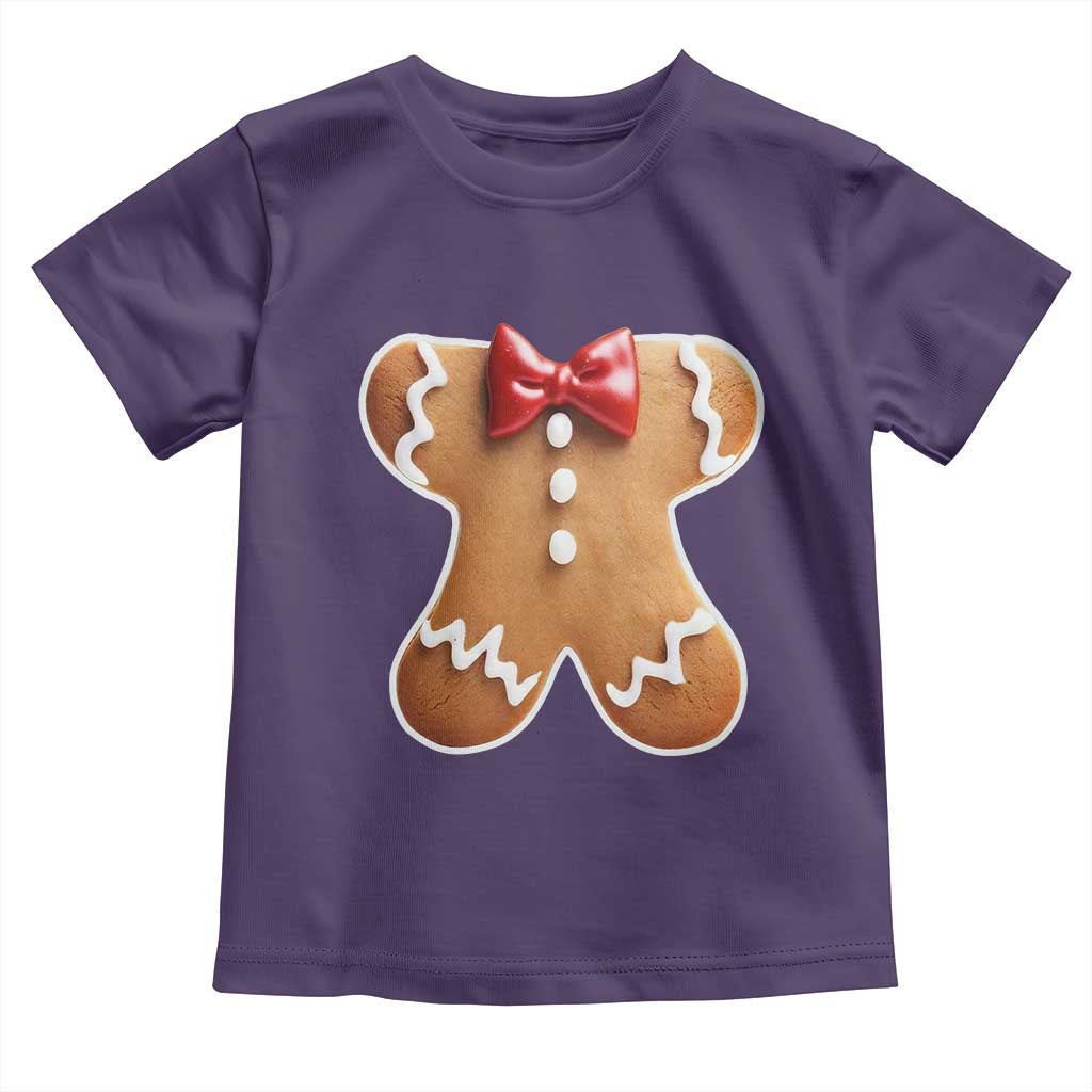 Gingerbread Man Toddler T Shirt Christmas Cookie Costume - Wonder Print Shop