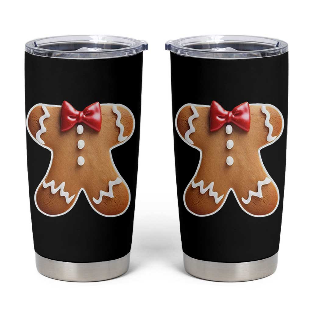Gingerbread Man Tumbler Cup Christmas Cookie Costume - Wonder Print Shop