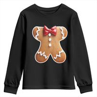 Gingerbread Man Youth Sweatshirt Christmas Cookie Costume - Wonder Print Shop