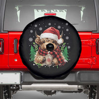 Christmas Cow Spare Tire Cover Funny Highland Cow Western Farmer Gift - Wonder Print Shop