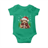 Christmas Cow Baby Onesie Funny Highland Cow Western Farmer Gift - Wonder Print Shop
