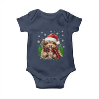 Christmas Cow Baby Onesie Funny Highland Cow Western Farmer Gift - Wonder Print Shop