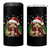 Christmas Cow 4 in 1 Can Cooler Tumbler Funny Highland Cow Western Farmer Gift - Wonder Print Shop