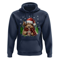 Christmas Cow Hoodie Funny Highland Cow Western Farmer Gift - Wonder Print Shop