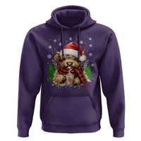 Christmas Cow Hoodie Funny Highland Cow Western Farmer Gift - Wonder Print Shop