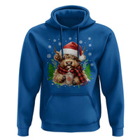 Christmas Cow Hoodie Funny Highland Cow Western Farmer Gift - Wonder Print Shop