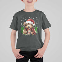 Christmas Cow T Shirt For Kid Funny Highland Cow Western Farmer Gift - Wonder Print Shop