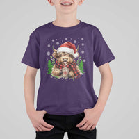 Christmas Cow T Shirt For Kid Funny Highland Cow Western Farmer Gift - Wonder Print Shop