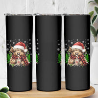 Christmas Cow Skinny Tumbler Funny Highland Cow Western Farmer Gift - Wonder Print Shop