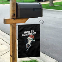 Christmas Cow Garden Flag Funny Moo Ry Christmas Farmer Gift - Wonder Print Shop